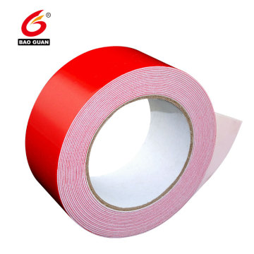 Double sided solvent PE foam tape